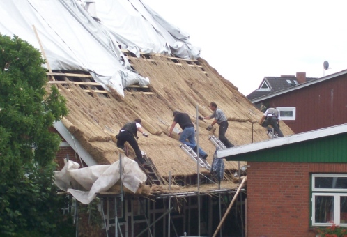 Dachdecken und Abplanen